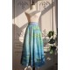 Cyans Qing Monet's Water Lilies Skirt(3 Colours/Full Payment Without Shipping)